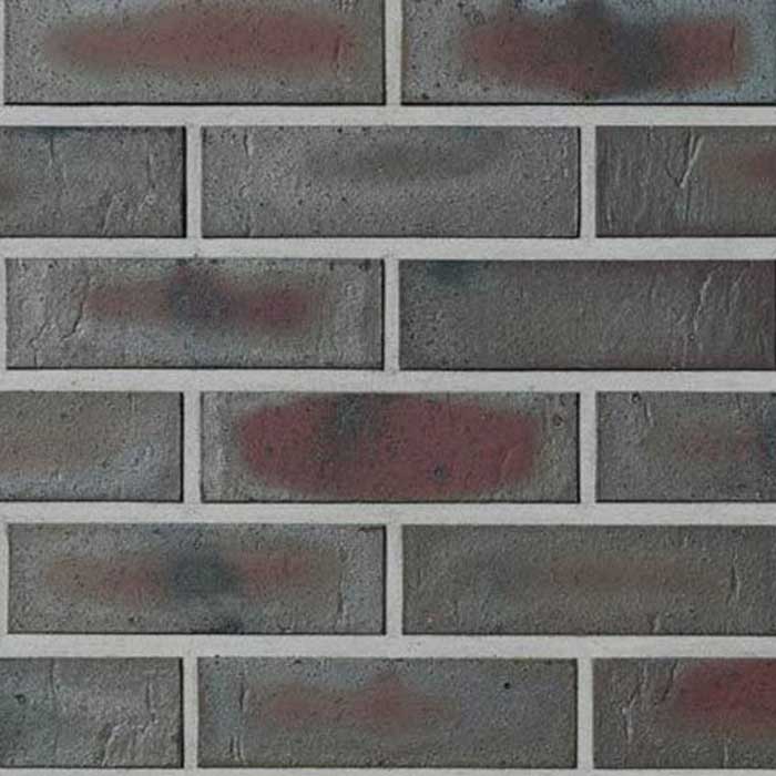 Клинкерная фасадная плитка Roben Odenwald Schmelz-bunt рельефная, 240х71х14